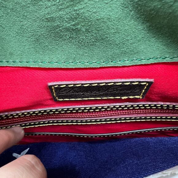 Dooney & Bourke Handbags Florentine Leather Hobo Bag Brown T'Moro - Picture 14 of 16